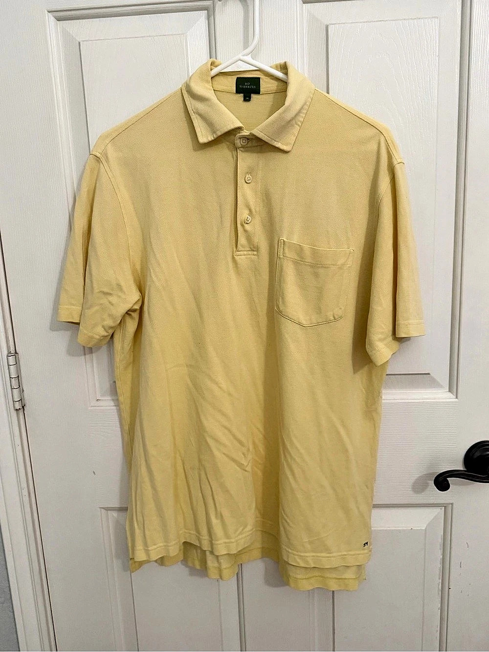 Sid Mashburn Men's Polo Shirt in Yellow Size Medium